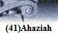 (41)Ahaziah