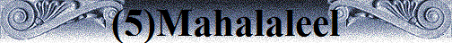 (5)Mahalaleel